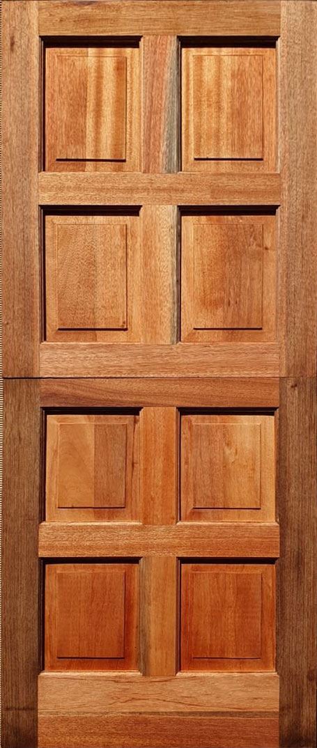 8 Panel Hinge Door